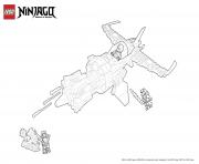 Coloriage dessin ennemis squelette Ninjago 2 dessin